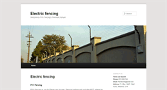 Desktop Screenshot of electricfencing.co